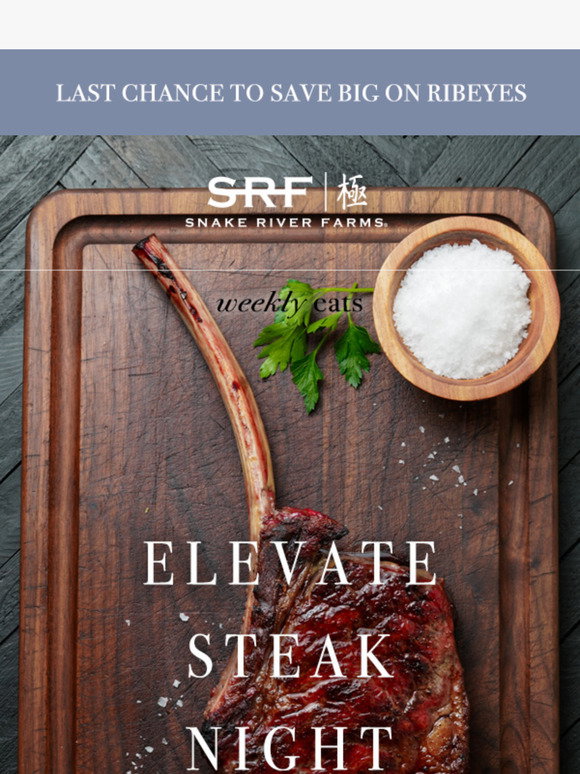Snake River Ribeye Snake River Farms: Weekly Eats 🍽️ The Perfect Ribeye | Milled