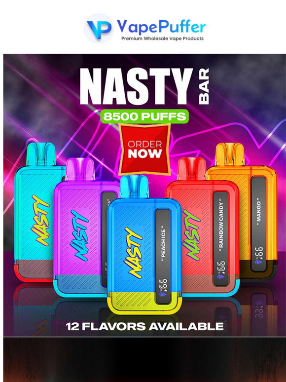 Vapepuffer: 🕺 NASTY BAR DX8.5i 85000 Puffs Vape is our latest line of  Nicotine Salt single-use disposable - Order Now!
