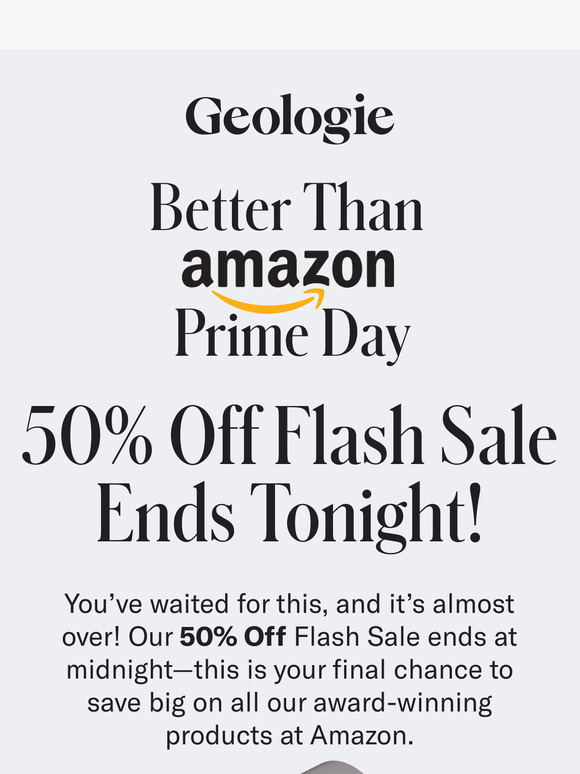 ⚡Don’t Miss Out! 50% Off Flash Sale on Amazon Ends at Midnight!