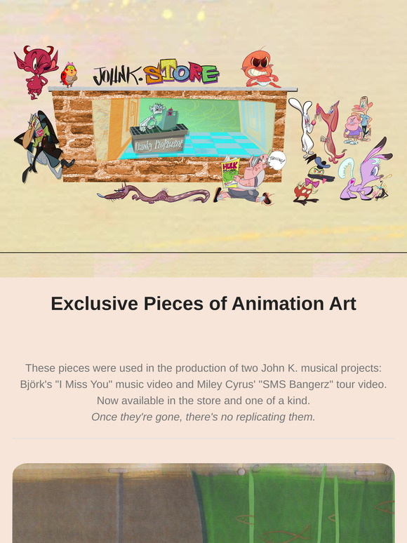 One of a Kind Cartoon Art Pieces