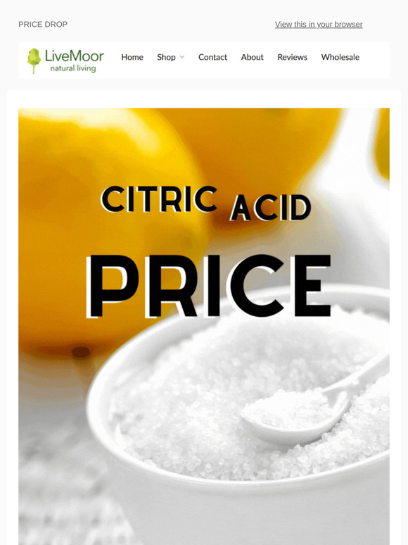 Citric Acid - LOWEST PRICE 🍋