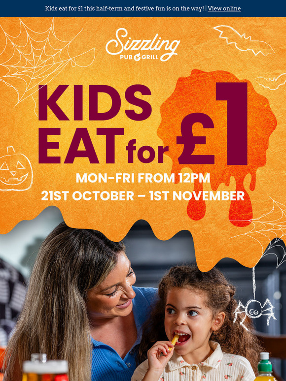 Sink your teeth into kids' meals for £1 🧛