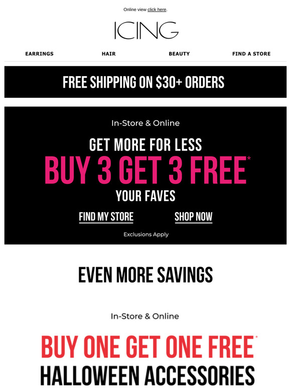 No tricks, BOGO free Halloween ends SOON