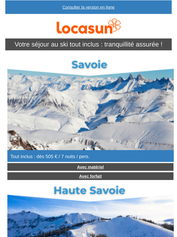 ⛷ SKI | Matériel + forfait : réservez votre séjour dès 436 euros / pers.