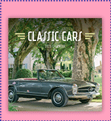 2025 Classic Cars Calendar