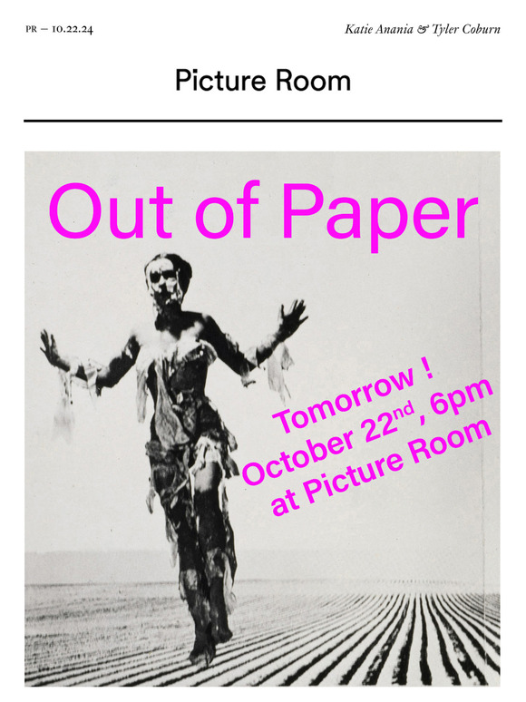 Book Talk: Out of Paper with Katie Anania and Tyler Coburn