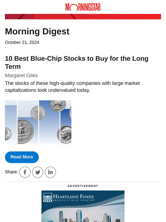 Morningstar: 10 Best Blue-Chip Stocks to Buy for the Long Term | Milled
