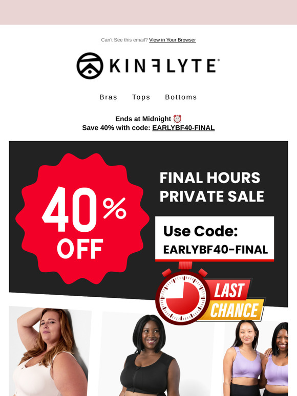 , your 40% OFF expires tonight