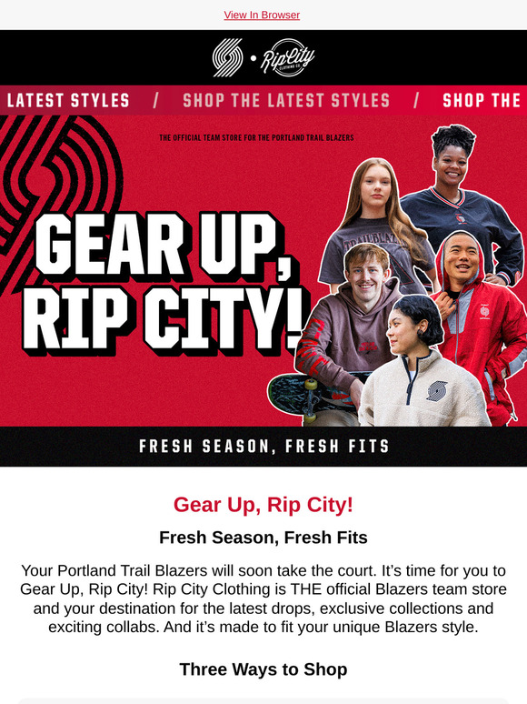 Gear up, Rip City!