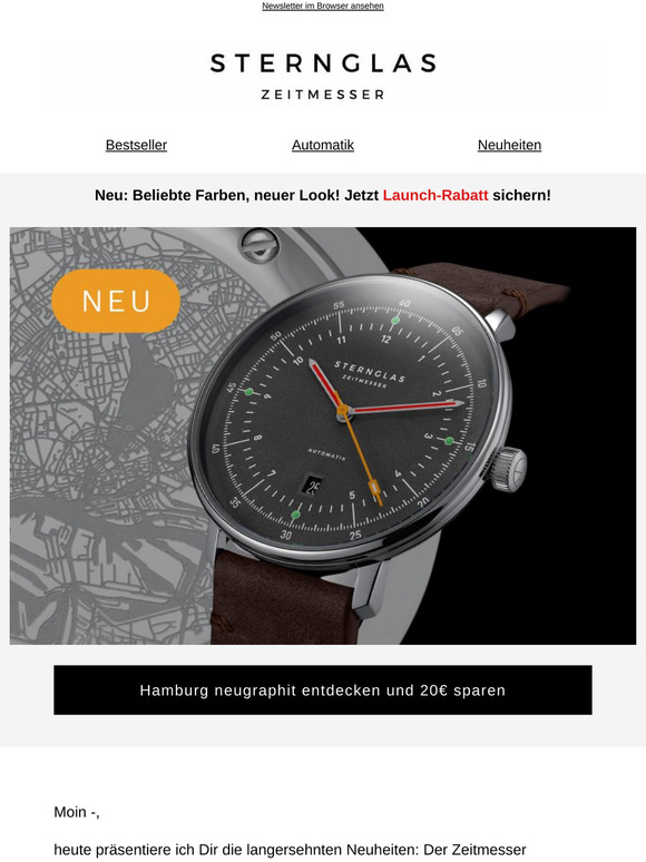 Neue Highlights für Deine Sammlung: Exklusive Zeitmesser & edle Accessoires