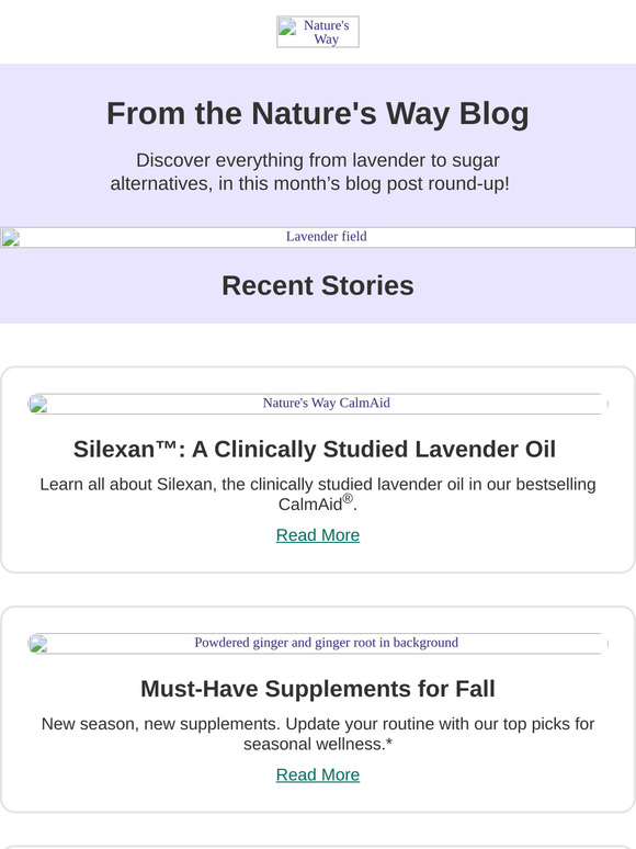 ICYMI: From the Nature’s Way Blog