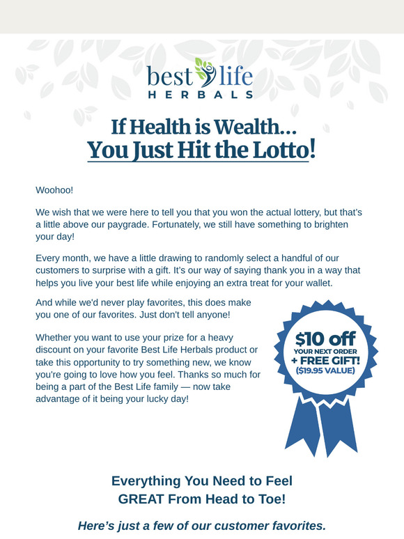 You Just Hit the Lotto!