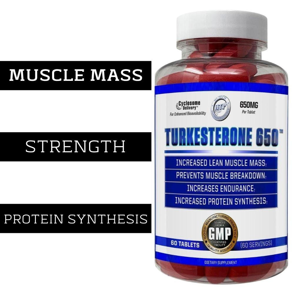 Image of Hi-Tech Pharmaceuticals Turkesterone 650 60 Count