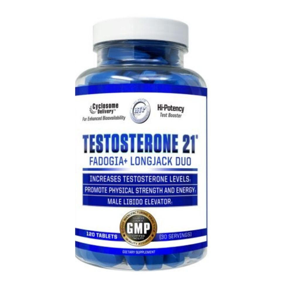 Image of Hi Tech Pharmaceuticals Testosterone 21 w/ Fadogia Agrestis & Tongkat Ali