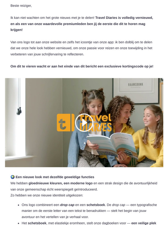 🎁 Een frisse nieuwe stijl en 15% korting op premiumlidmaatschappen!