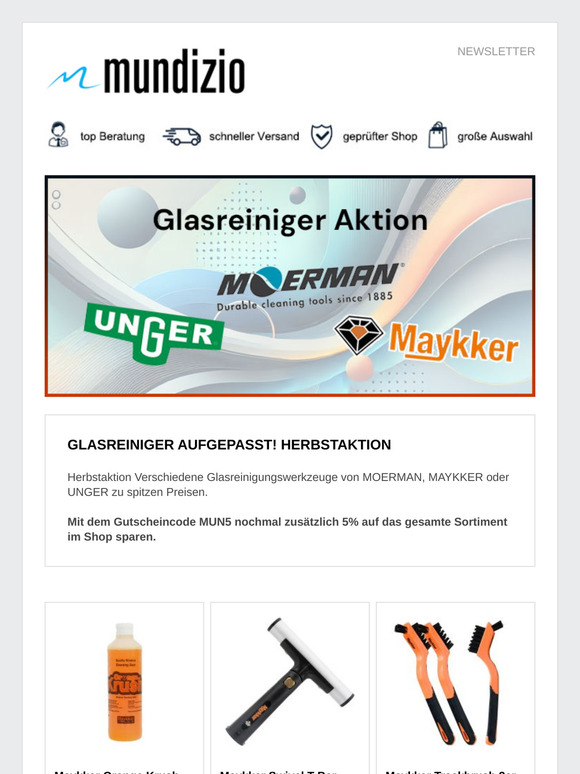 Ausgewählte Glasreinigungswerkzeuge zum Spitzenpreis