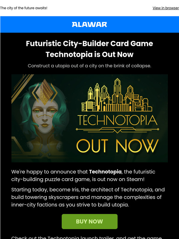Technotopia is now available 🌆