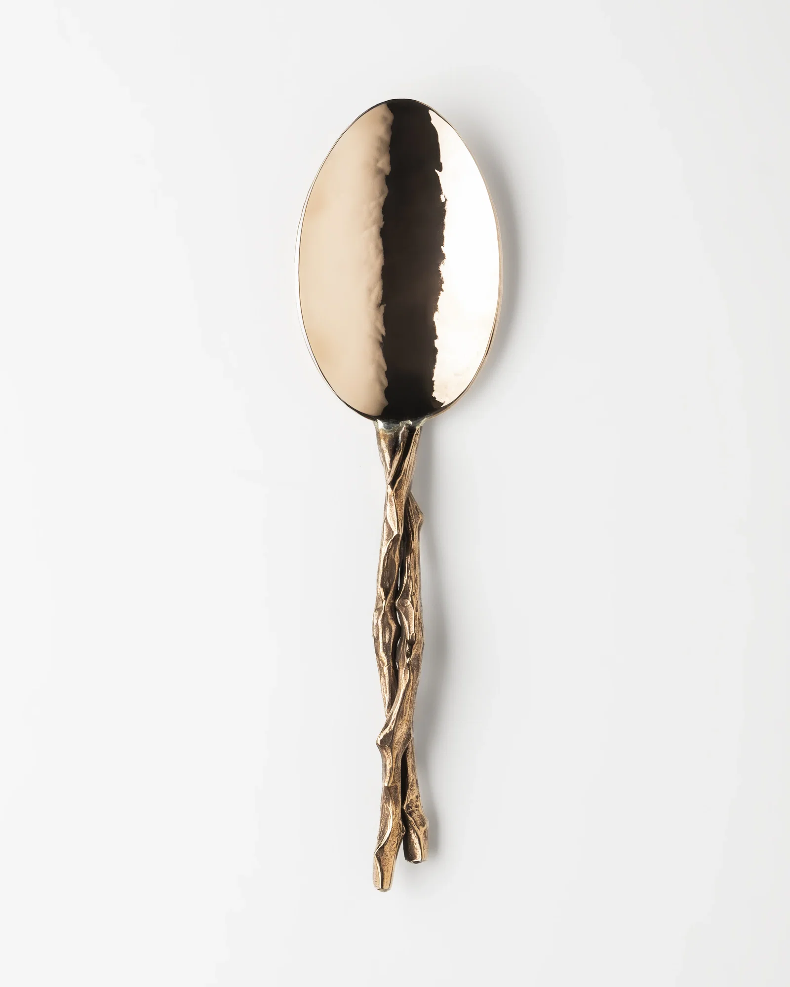 Image of Rose Branch Foglie Bronze Spoon by Osanna Visconti