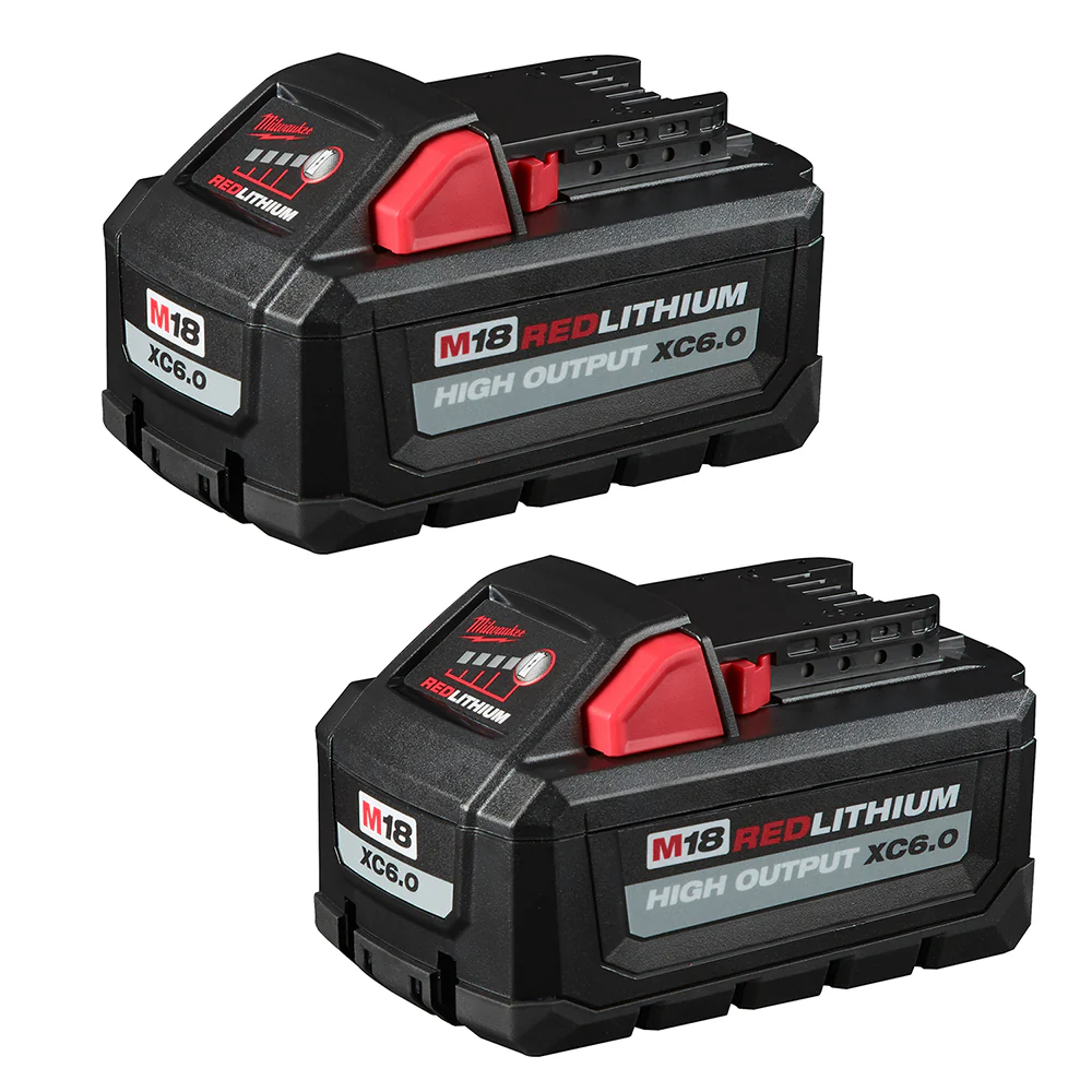 Image of Milwaukee 48-11-1862 M18 FUEL 18V 6.0-Amp Li-Ion High Output Battery Pack - 2pk