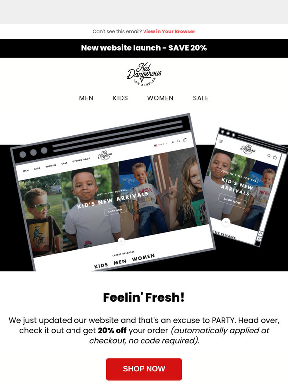 Celebrate with us - Save 20% 💻🍾