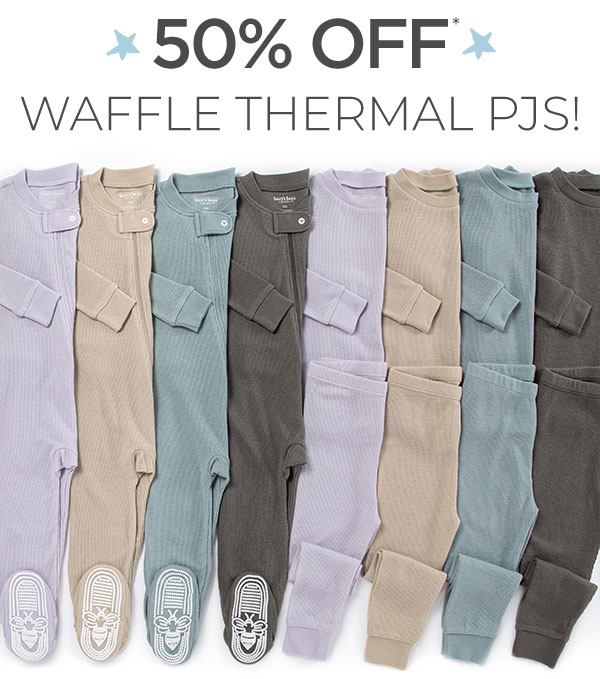 50% off Waffle Thermal PJs!