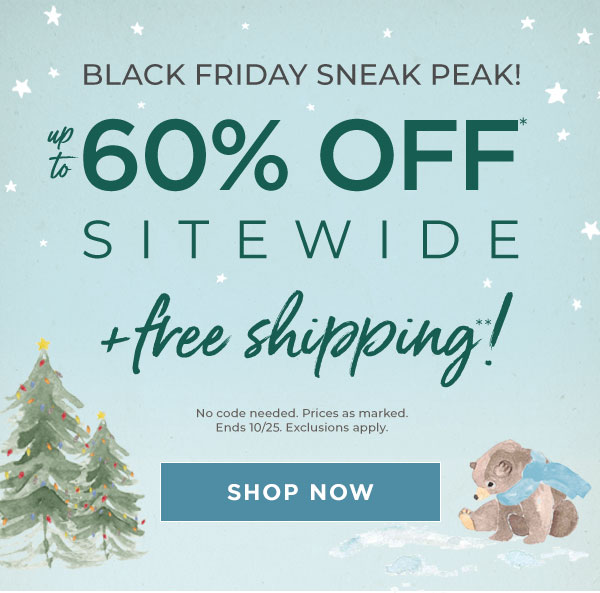 Black Friday Sneak Peek!
