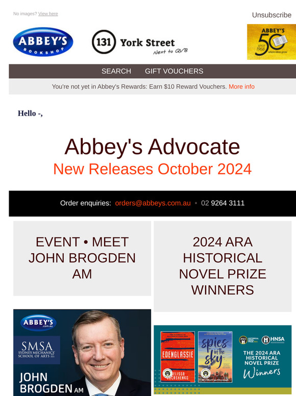 New Release Books • OCTOBER 2024 • Competitions • Events