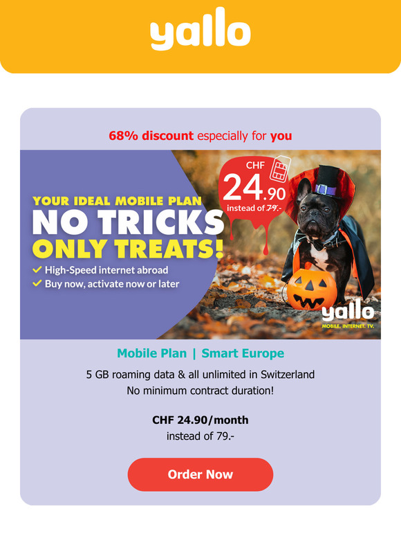 👻👻 Scary yalloween offers are here!
