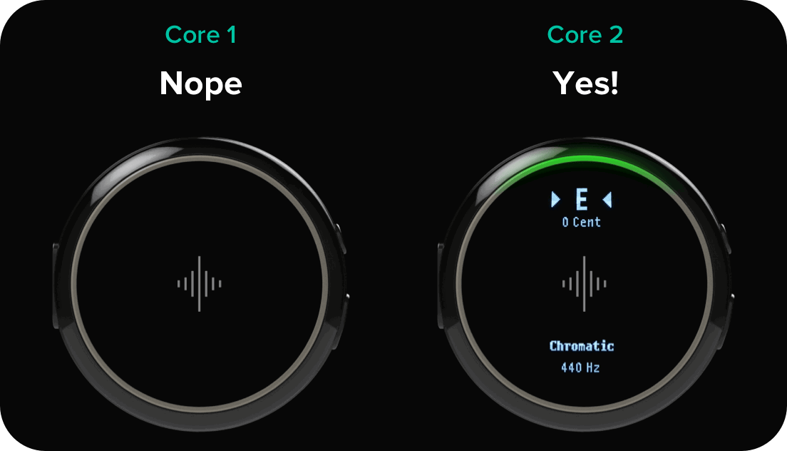 Got a chromatic microphone tuner?
