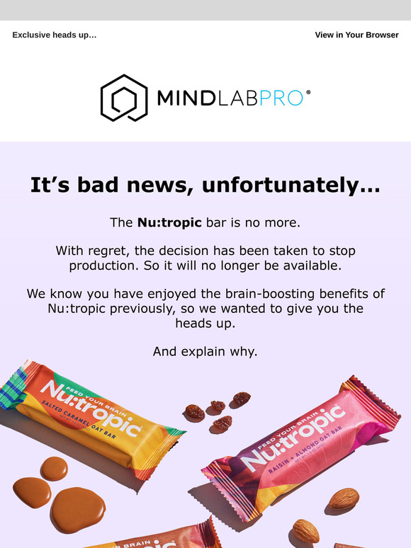 Important product news.