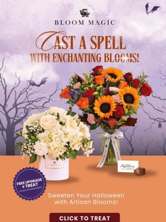 Cast a Spell with Enchanting Blooms! 💐🍫