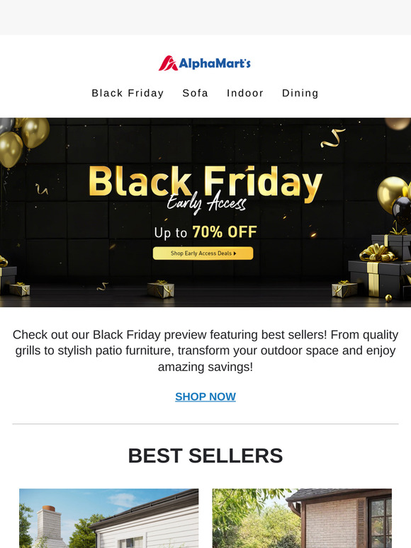 💥 Black Friday Early Access: Check Off Your Shopping List Now!