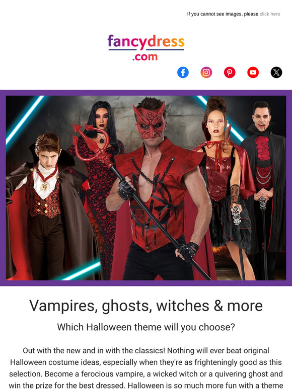 Choose your theme this Halloween 😈
