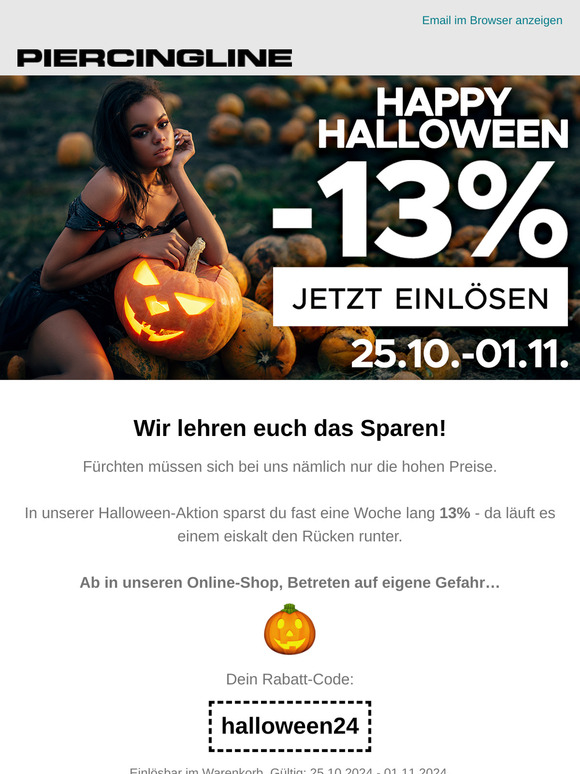 🎃 HAPPY HALLOWEEN: -13%