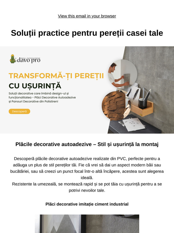 Soluții practice pentru pereții casei tale