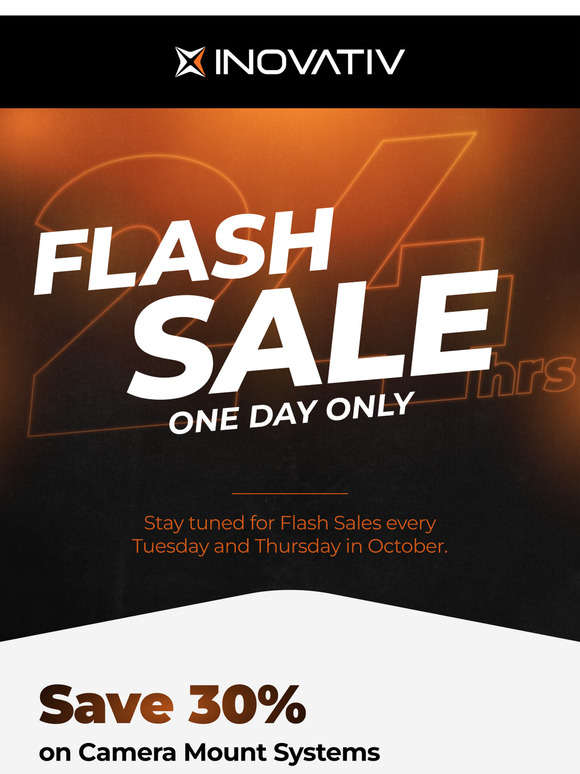 Flash Sale: 30% Off Camera Mount Systems