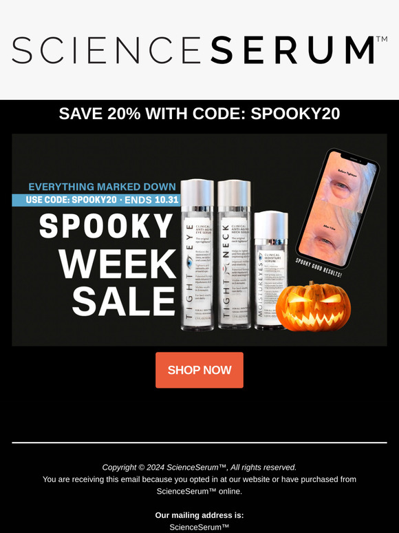 SPOOKY WEEK SALE IS ON! 🎃