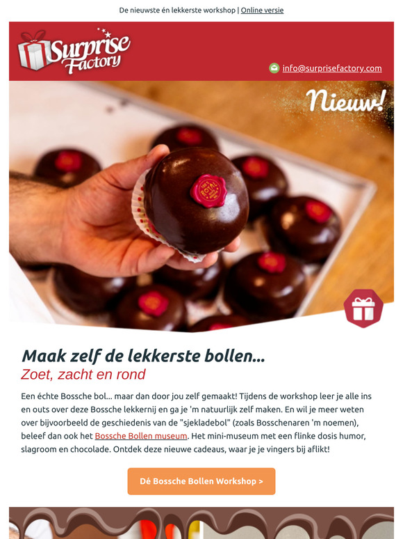 Zoet, zacht, rond... Bossche Bollen workshop! 🍫