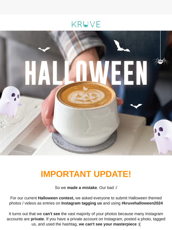 ⚰️ KRUVE - IMPORTANT HALLOWEEN CONTEST UPDATE! 🪦