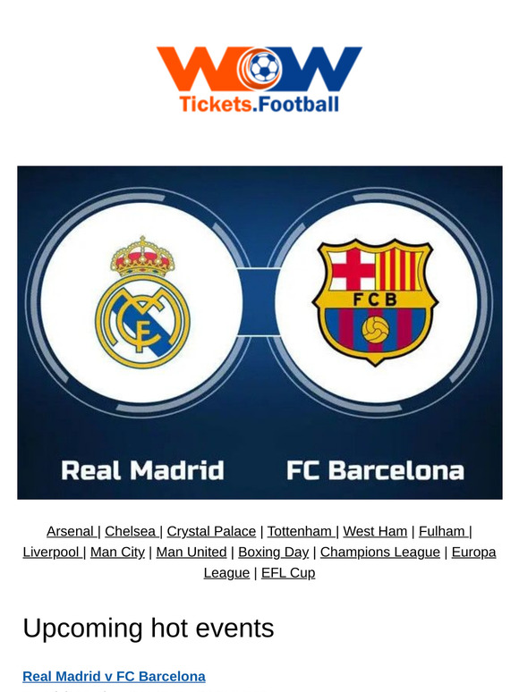 ⚽ The Clasico, Champions League & More...