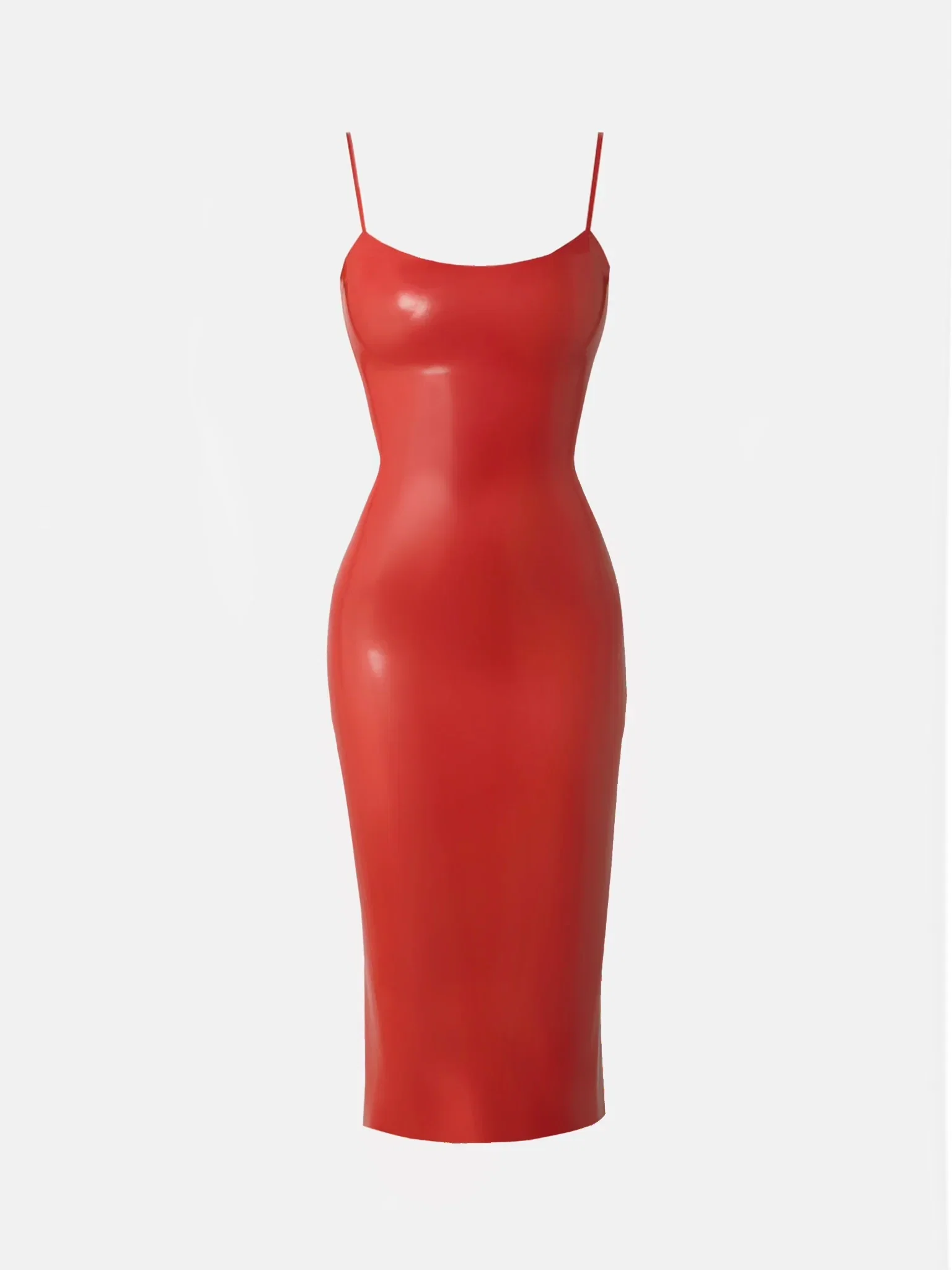 annamaria latex dress burgundy Bowery Dress – Influencestyle main image 0
