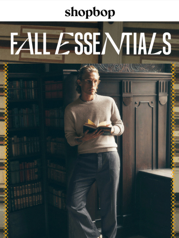 The fall essentials edit