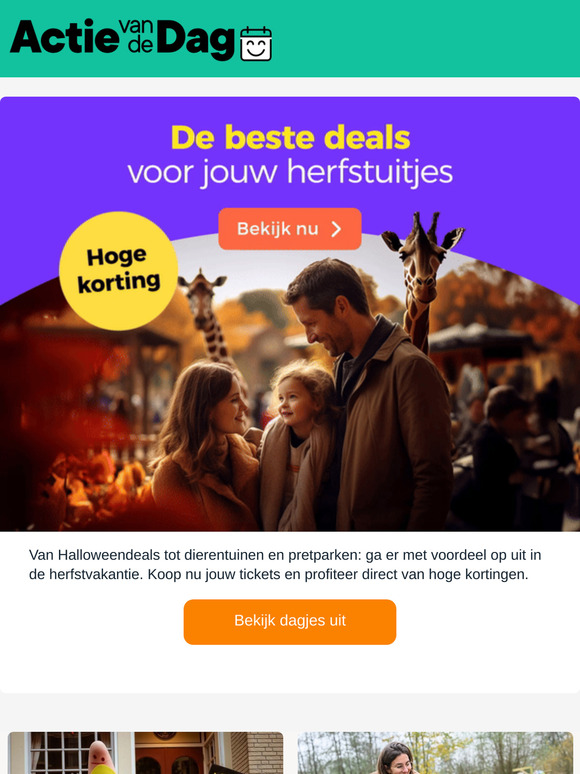 Ga eropuit met voordeel in de herfstvakantie🍁