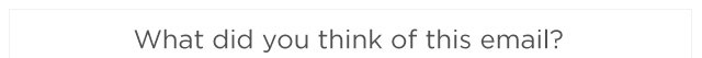 What did you think of this email?