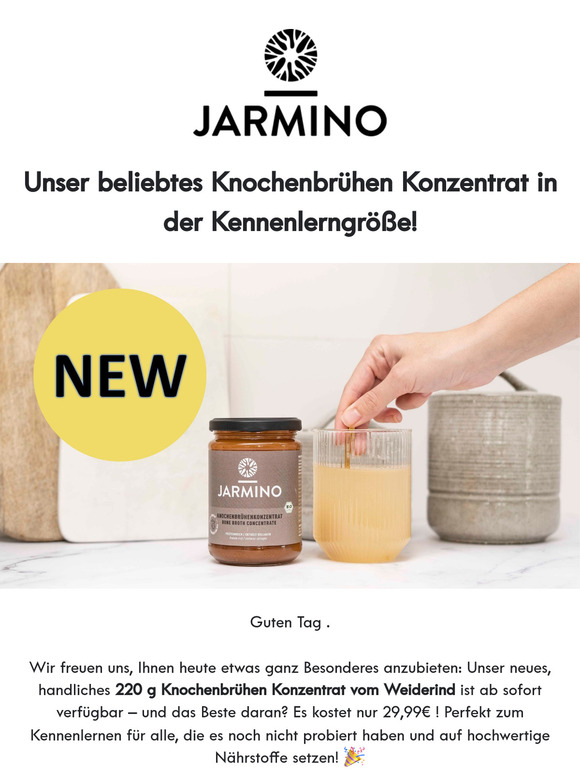 Kleiner, günstiger, genauso stark: Das neue Knochenbrühen Konzentrat ist da! 🥳
