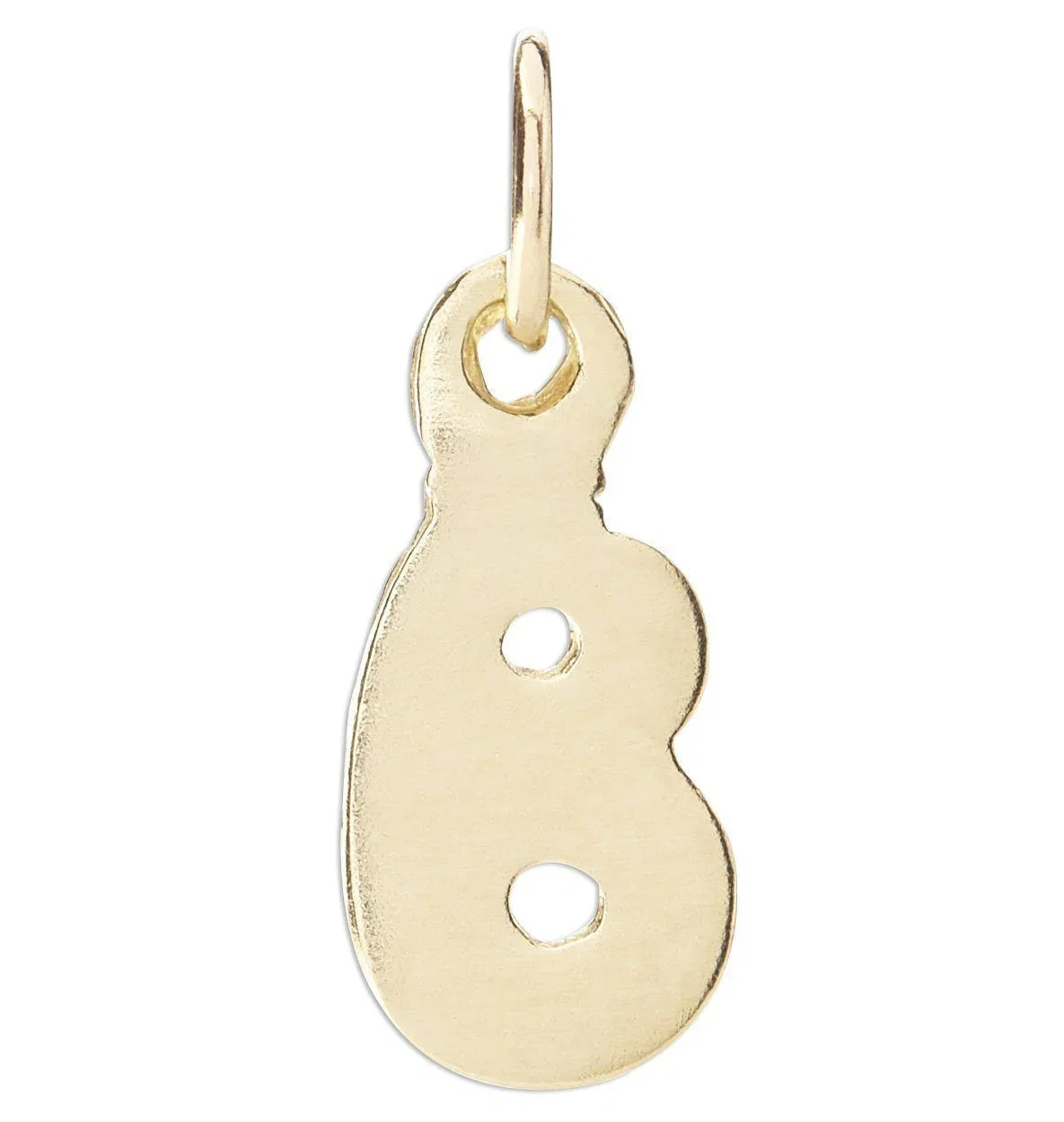 Image of "B" Bubble Letter Charm