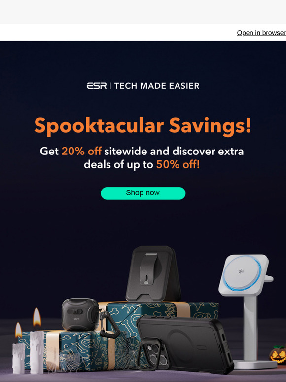 Trick or treat! Time for some sweet Halloween savings 🎃 | ESR