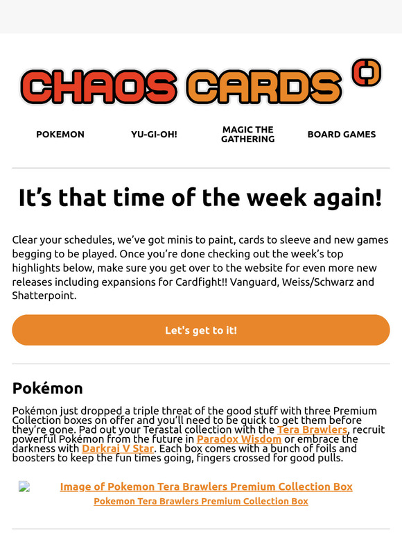 It’s that time of the week again!