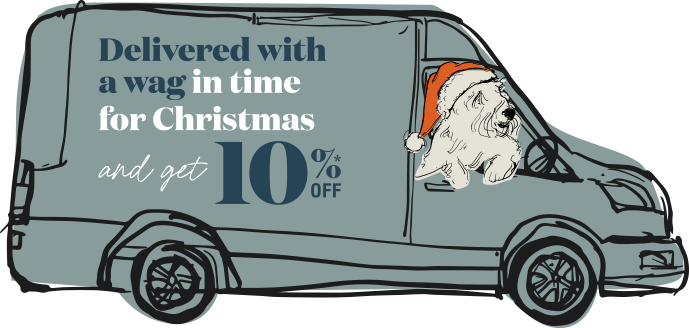 Delivered with a wag.