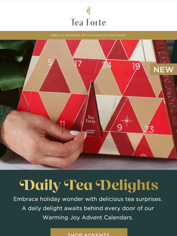 Tea Forté Our Tea Advent Calendar Sells out Every Year Milled